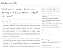 Tablet Screenshot of keinrauchermehr.de